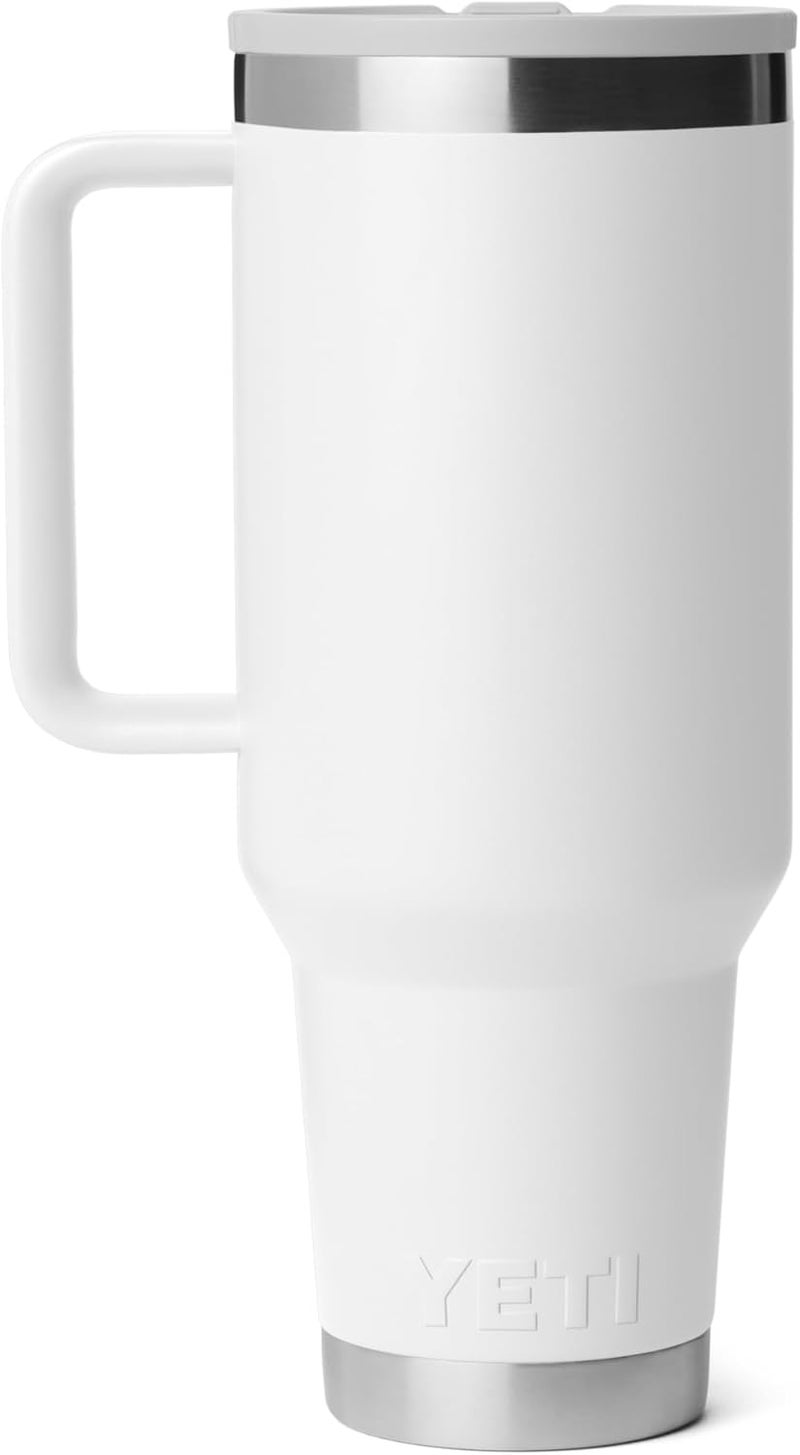 YETI Rambler 40 oz Travel Mug with Flip Straw Lid – Stainless Steel, Vacuum Insulated, Leakproof, Cup Holder Friendly - Image 3